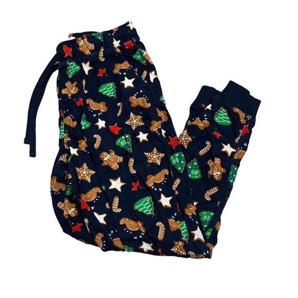 Old Navy Christmas gingerbread pajama pants, medium - Picture 2 of 5